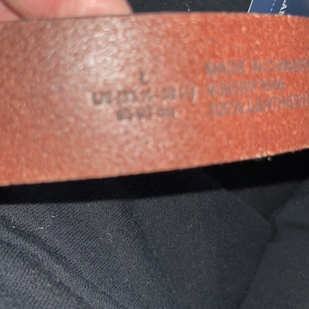 WOMENS Lands End Leather belt L NWT - Picture 4 of 4